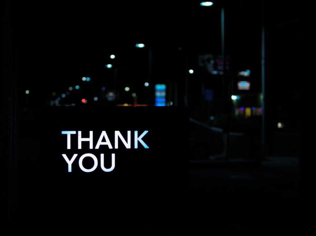 Respond to Thank You