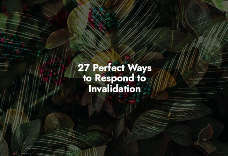 How to respond to Invalidation