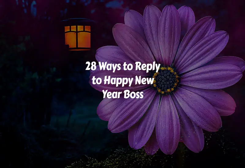 How to Reply to Happy New Year Boss