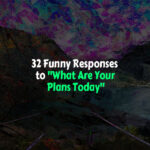 Funny Responses to What Are Your Plans Today