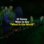 Funny Ways to Say What in the World