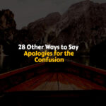 Other Ways to Say Apologies for the Confusion