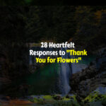 How to respond to Thank You for Flowers