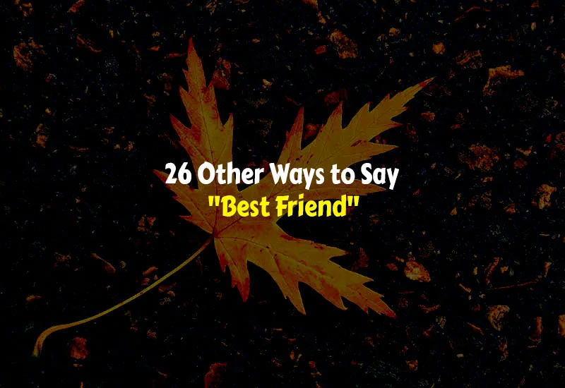 Other Ways to Say Best Friend