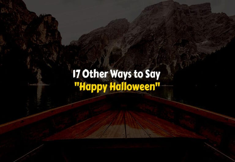 Other Ways to Say Happy Halloween