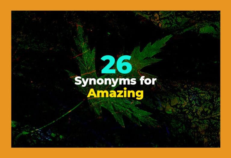 Synonyms for Amazing