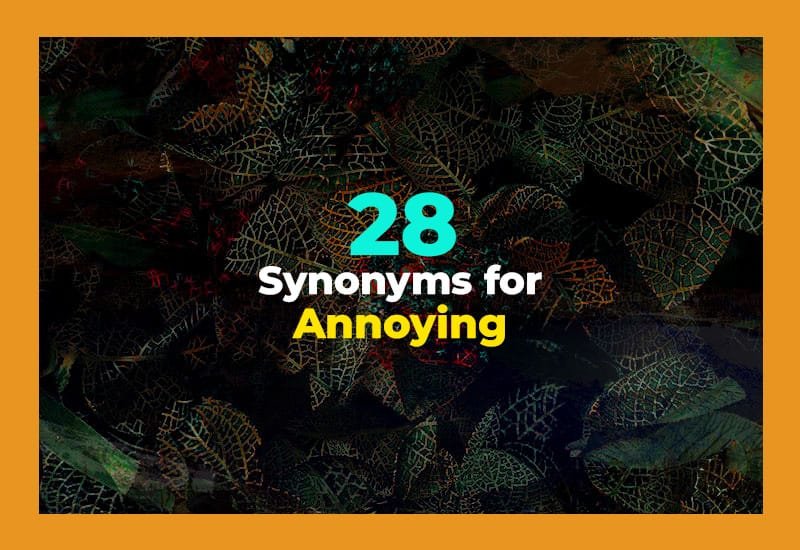 Synonyms for Annoying