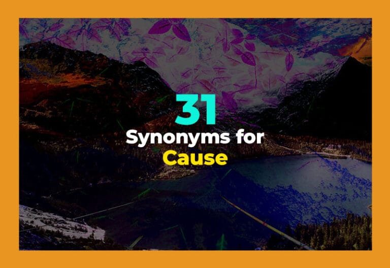synonyms for cause