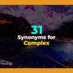 synonyms for complex