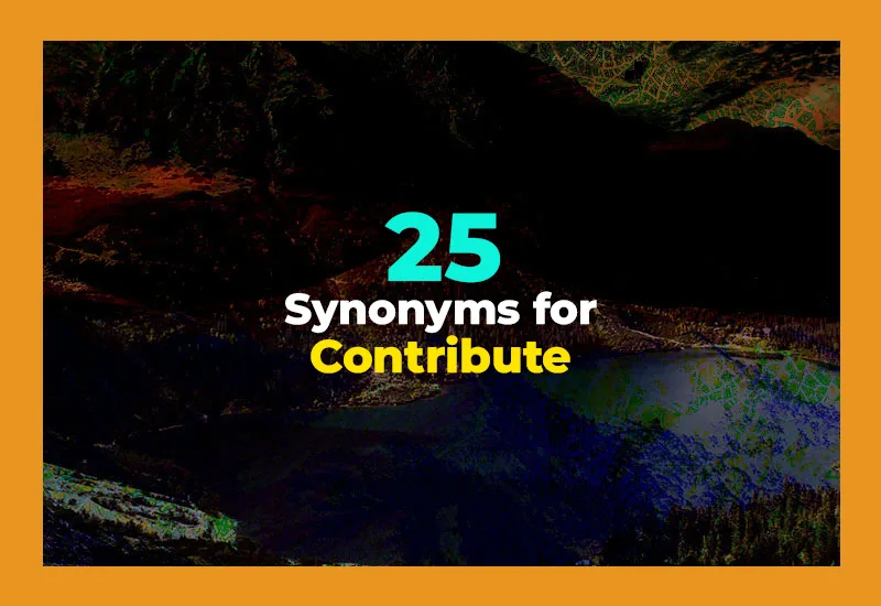 Synonyms for Contribute