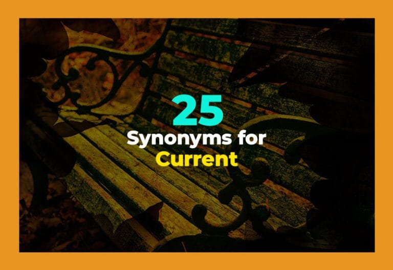synonyms for current