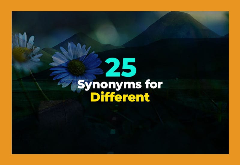 Synonyms for Different