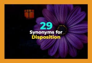 synonyms for disposition
