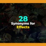 synonyms for effects