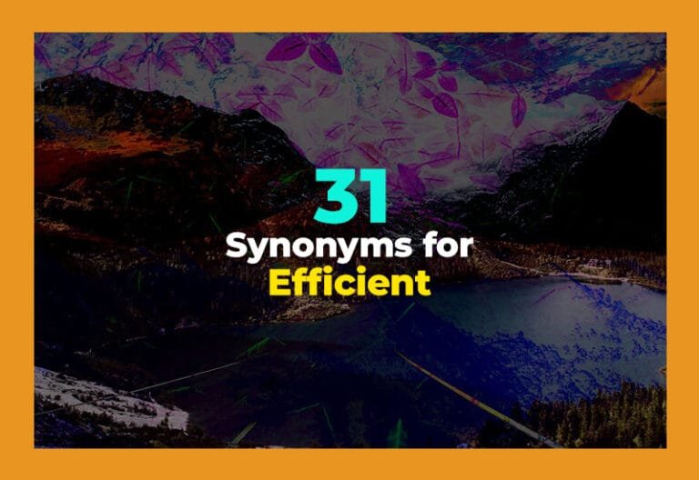 synonyms for efficient