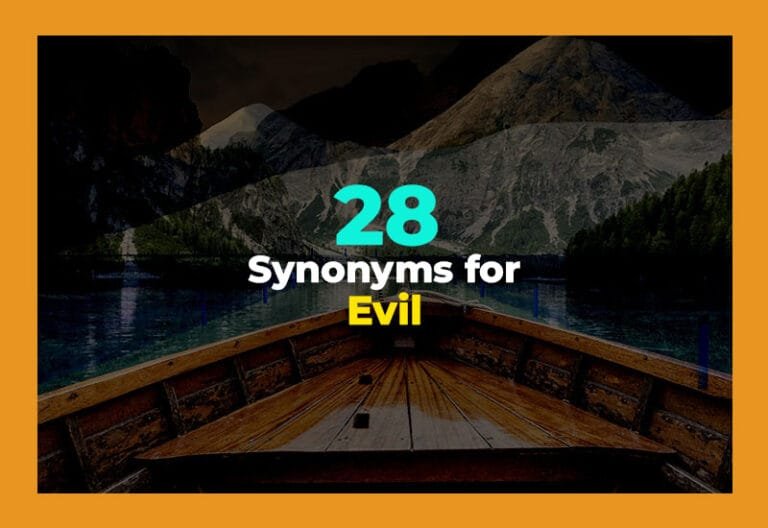 synonyms for evil