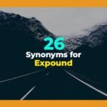 synonyms for expound