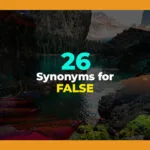 synonyms for false