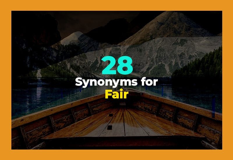 Synonyms for Fair