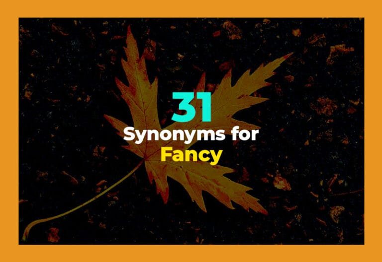 synonyms for fancy