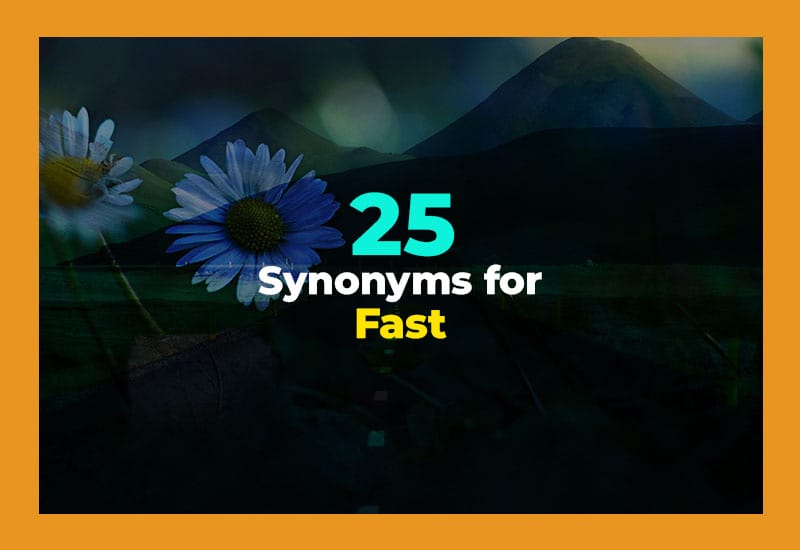 Synonyms for Fast