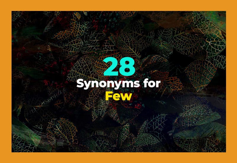 Synonyms for Few