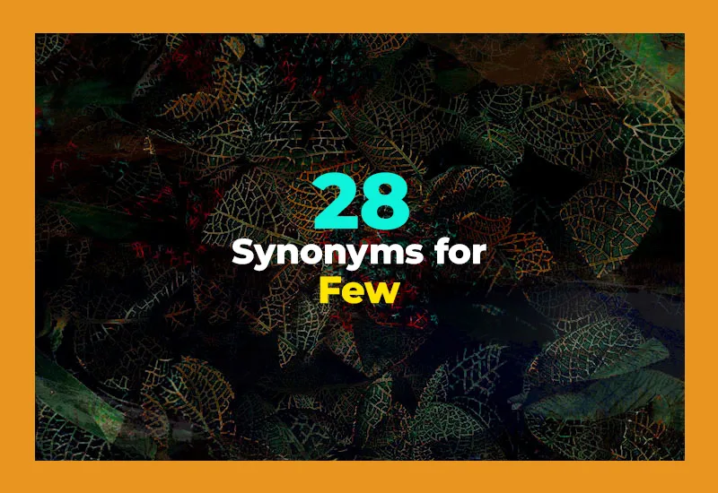 Synonyms for Few
