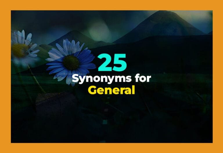 synonyms for general