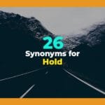 synonyms for hold