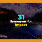 synonyms for impact
