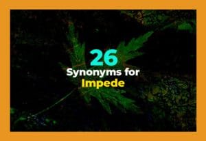 synonyms for impede