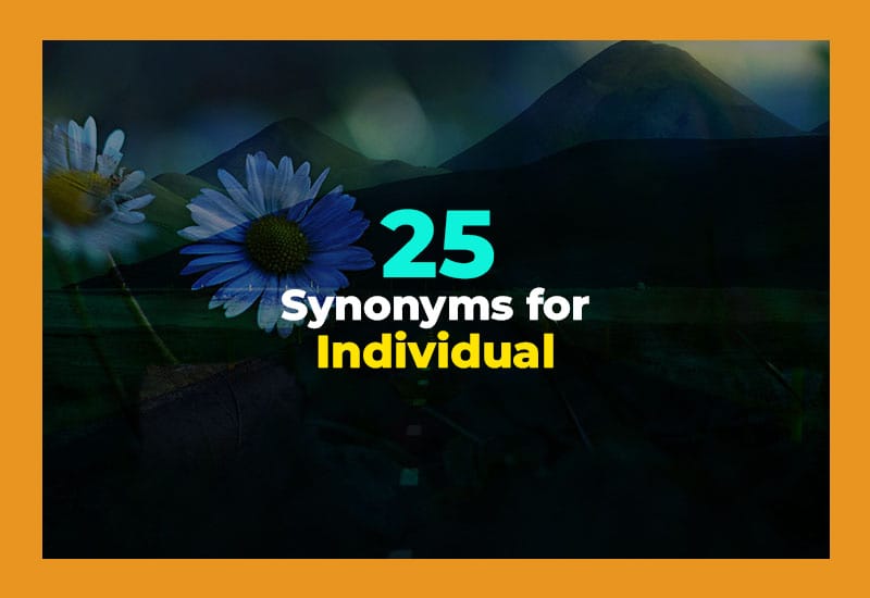 Synonyms for Individual