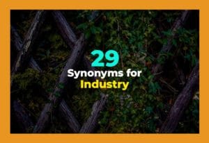 synonyms for industry