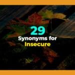 synonyms for insecure