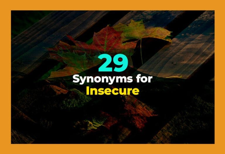 synonyms for insecure