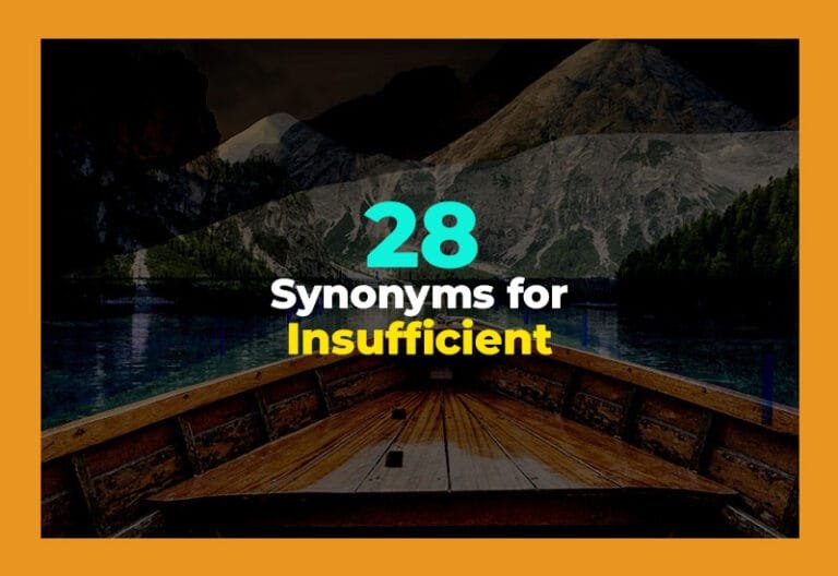 synonyms for insufficient