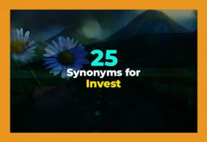 synonyms for invest