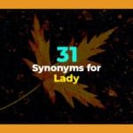synonyms for lady