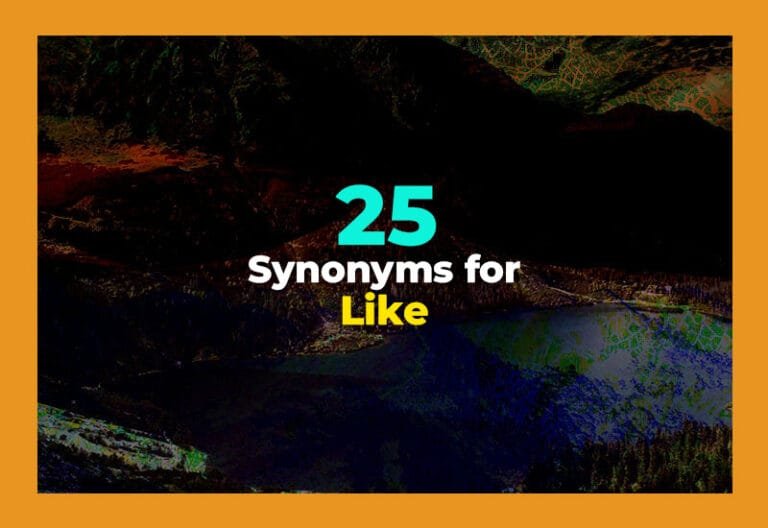 synonyms for like