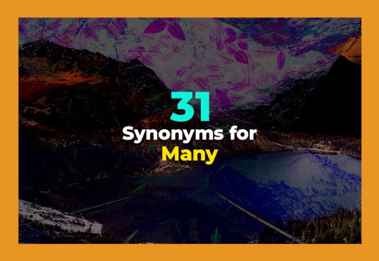 synonyms for many