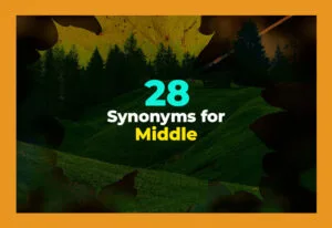 synonyms for middle
