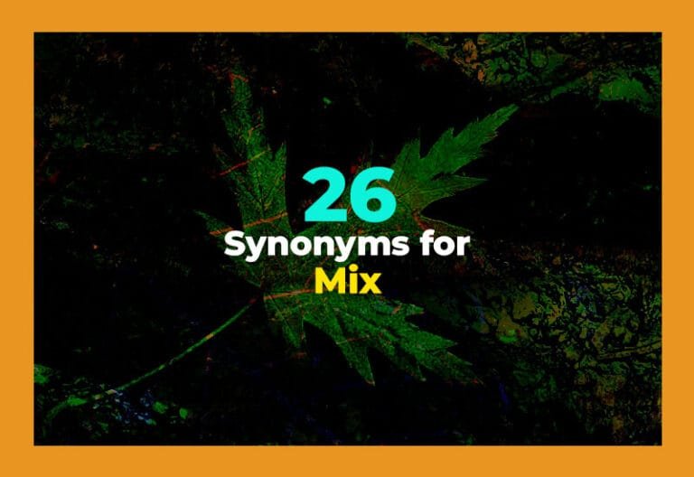 synonyms for mix