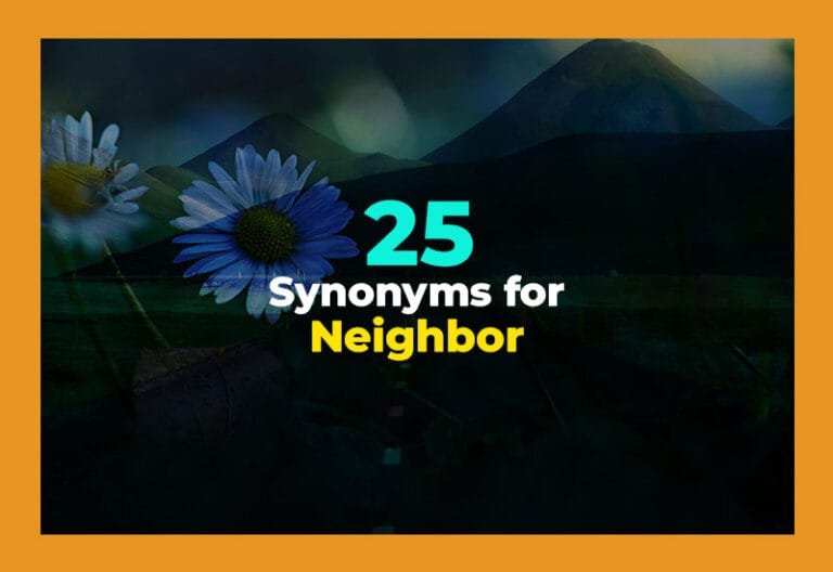 synonyms for neighbor