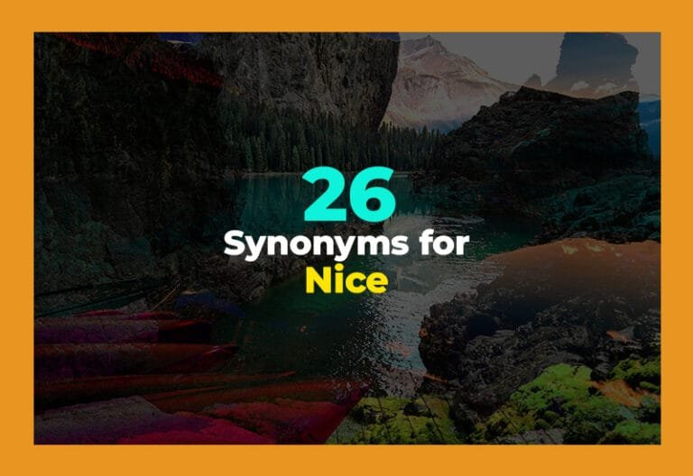 synonyms for nice