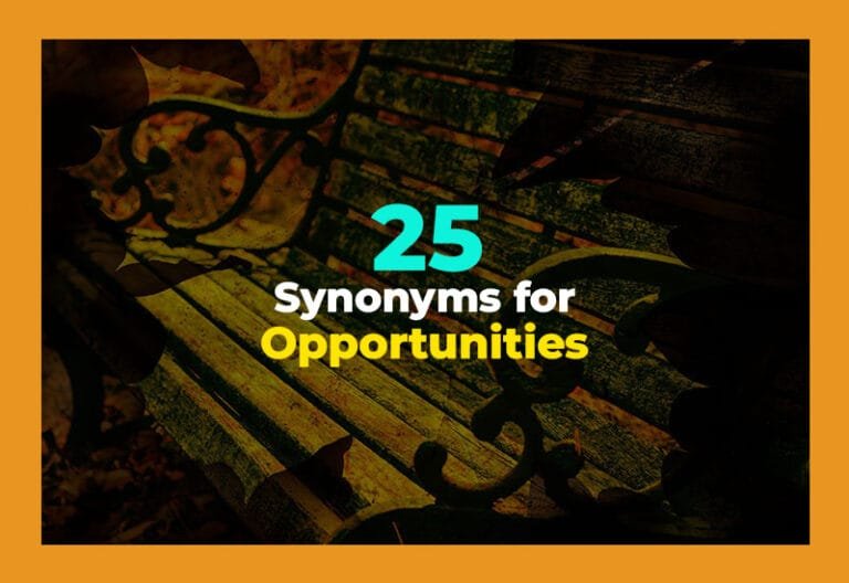 synonyms for opportunities