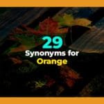 synonyms for orange