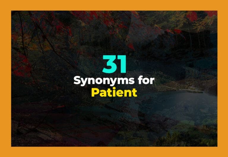 synonyms for patient