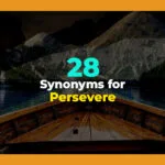 synonyms for persevere