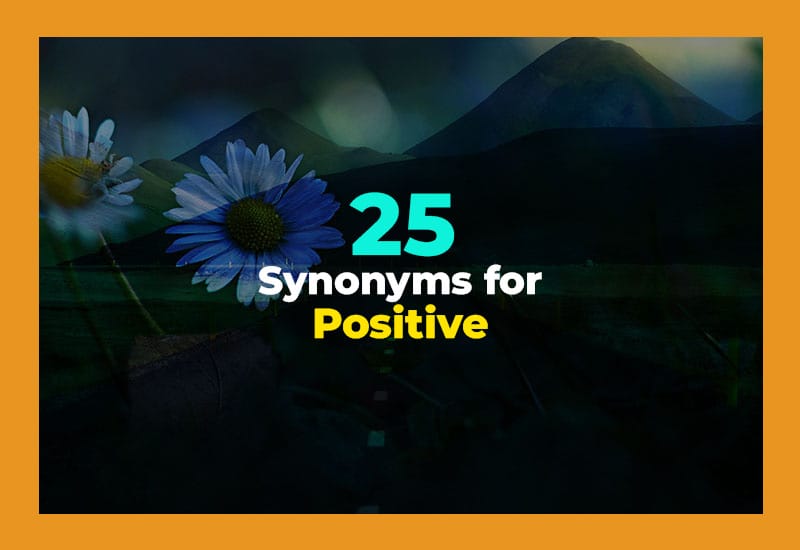 Synonyms for Positive