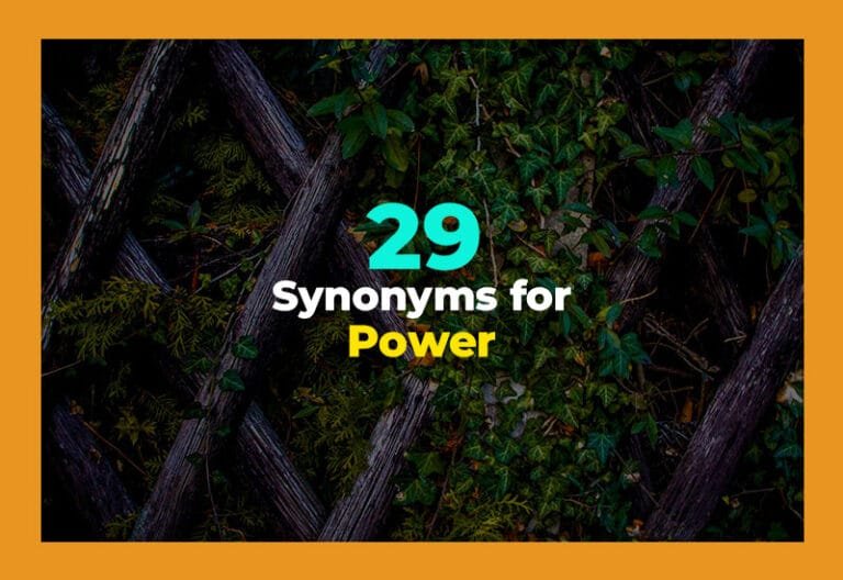 synonyms for power